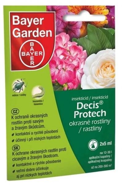 Insekticidní přípravek Decis Protech okrasné rostliny 2x 5 ml