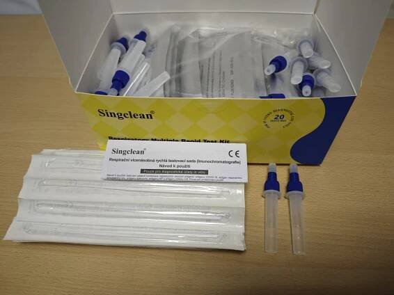 Singclean 6v1 SARS-CoV-2, chřipka A/B, RSV, Adenovirus, Mycoplasma Pneumoniae | IVT IMUNO, s.r.o.