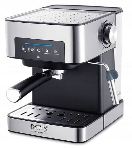 Kávovar Pákový tlakový kávovar Camry CR 4410 1000 W stříbrný/šedý