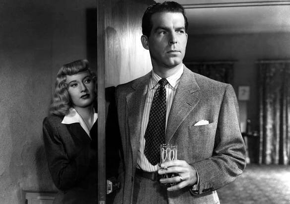 DOUBLE INDEMNITY, Barbara Stanwyck, Fred MacMurray, 1944