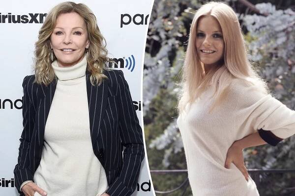 Cheryl Ladd now and an old photo of her.