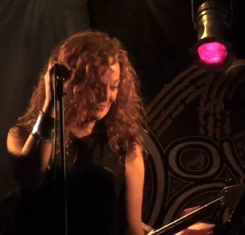 Natalie Brown with Progressive Rock Tribute Band Downing Grey at Putnam Den #1