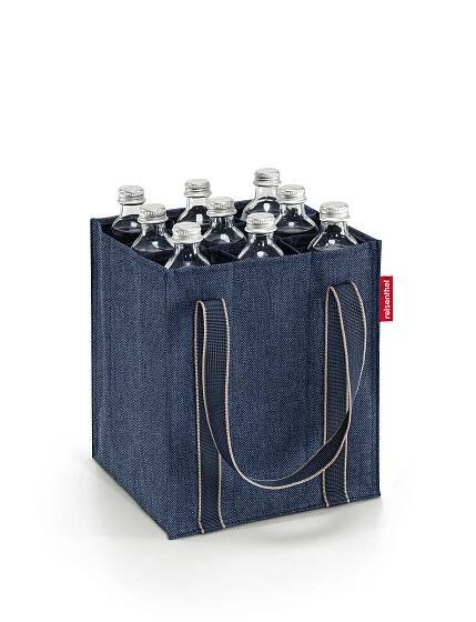 reisenthel taška na láhev, taška na láhev, taška na láhev, Herringbone Dark Blue, ZJ4113