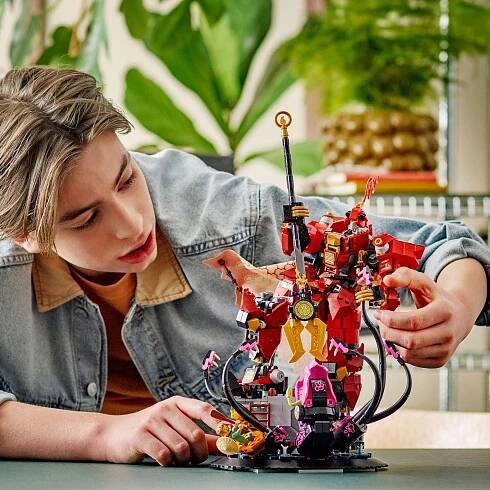 LEGO stavebnice LEGO® NINJAGO® 71846 Robot Ohnivého rytíře