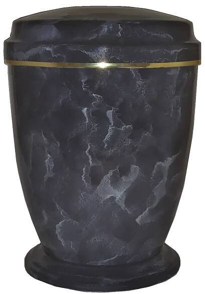 Obal na urnu hliník, šedostříbrný mramor