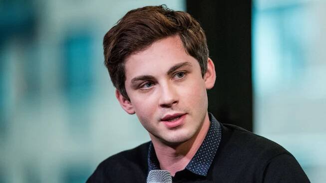Logan Lerman Has Salt-and-Pepper Hair, and I Can't Stop Staring