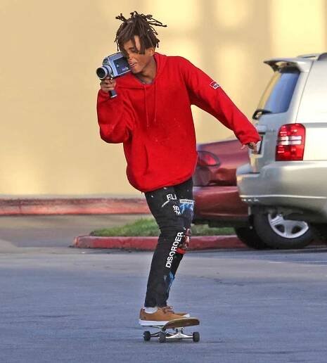 PREMIUM EXCLUSIVE Jaden Smith Shoots A Skateboarding Film