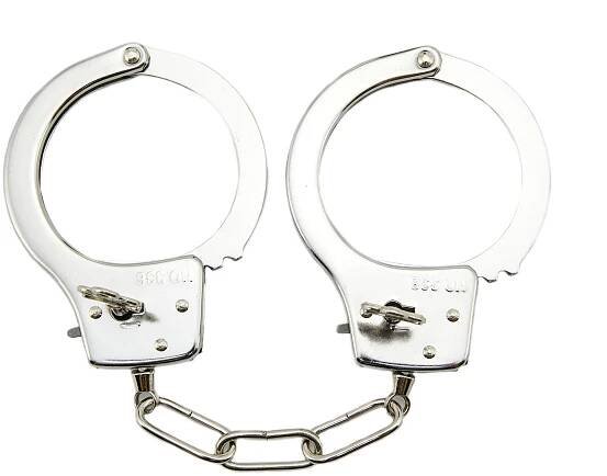 Pouta policejní kovová 17 cm
