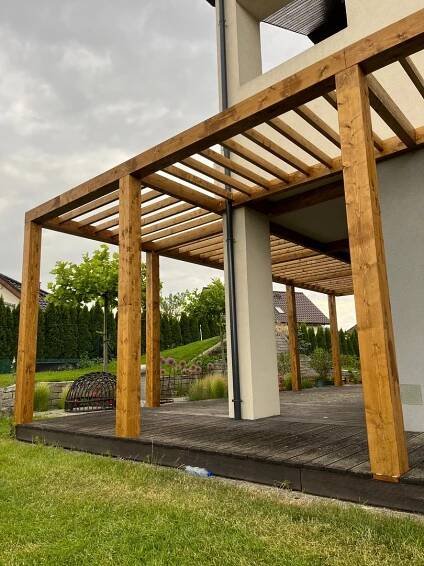 Konstrukcje drewniane Stargard |wiaty, zadaszenia, pergole, tarasy| TOMBUD