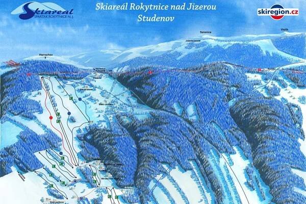 Ski areál Rokytnice nad Jizerou Studenov