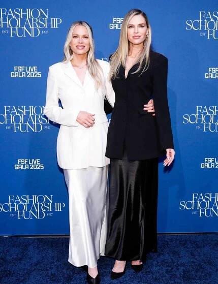 Erin Foster, Sara Foster The 2025 Fashion Scholarship Fund Gala Honoring Tony Spring, Jerry Lorenzo, & Erin & Sara Foster, Hosted by Christian Siriano and Coco Rocha, The Glasshouse, NYC, Manhattan, New York, United States - 07 Apr 2025