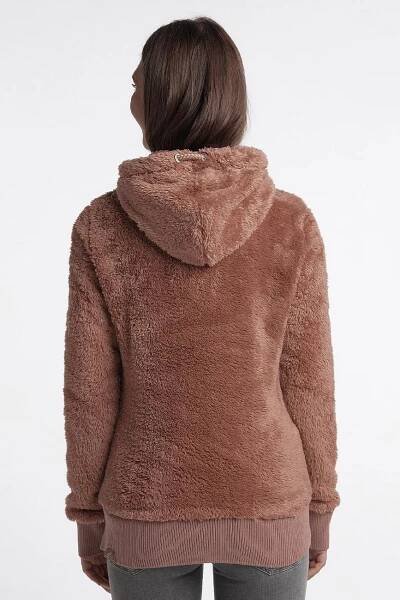 CHLUPATÁ ZIPOVÁ MIKINA RAGWEAR NUDE Vilma