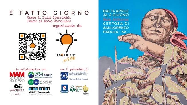 MOSTRA DI LUIGI GUERRICCHIO PRESSO LA CERTOSA DI PADULA