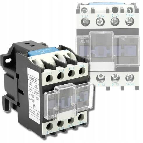 PRŮMYSLOVÝ MODULÁRNÍ STYKAČ CJX2-2510 25A AC 220V S MĚDĚNOU CÍVKOU