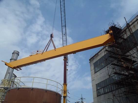 Montáž mostového jeřábu GDMJ 80t-12,5t-25,1m
