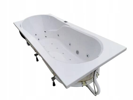 OBDÉLNÍKOVÁ HYDROMASÁŽNÍ VANA 3L GWAR. 160x75! Delší strana 160 cm