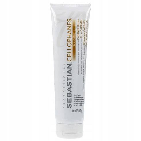 SEBASTIAN CELLOPHANES BARVICÍ MASKA NA VLASY - CARMEL BROWN - 300 ml