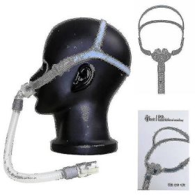 BMC P2 nosní polštáře Cpap maska s pokrývkou hlavy Maska Spony pro ...