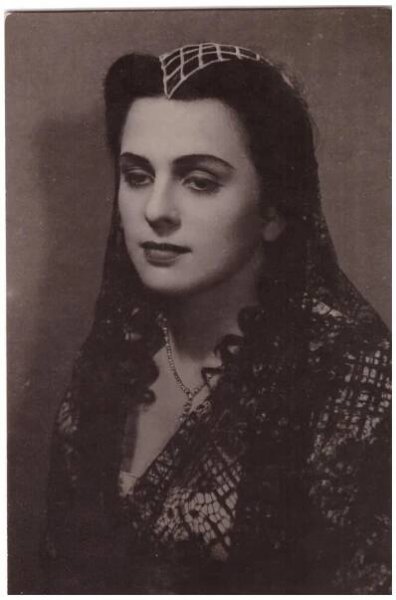 Krásná Herečka VLASTA MATULOVÁ, foto Josef Heinrich Praha