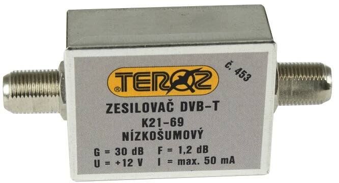 Anténní pásmový zesilovač TEROZ T 453 X (T453X)