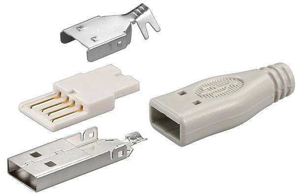 goobay Konektor USB typu A samec pájecí konektor