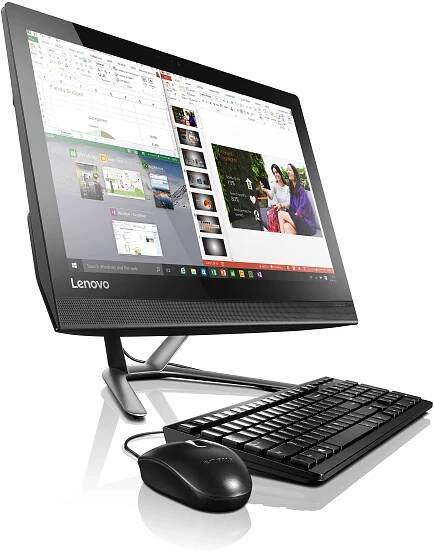 AIO 300 23""""/4405U/1TB/4G/INT/DVD/Win 10 černý