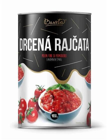 Rajčata drcená (polpa fine di pomodoro) 1x4050g Bassta