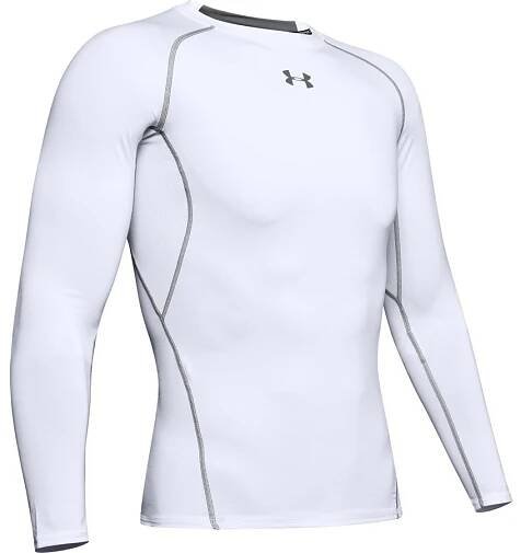 Under Armour HG Armour LS, Bílá, S