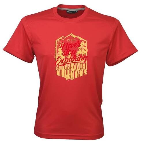 SCHWARZWOLF COOL SPORT MEN funkční tričko červená | Schwarzwolf outdoor