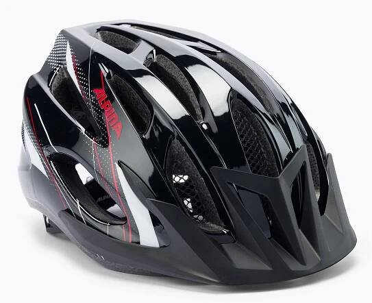 Cyklistická přilba Alpina MTB 17 black/white/red