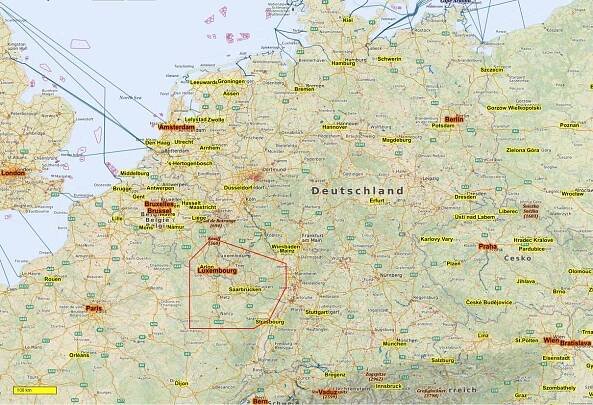 Deutschland Radkarten und Wanderkarten download für Android Smartphones