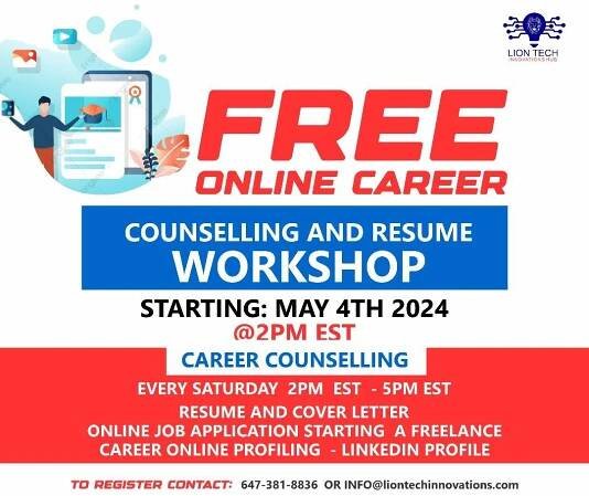 FREE CAREER AND RESUME WORKSHOP - LionTech Expo