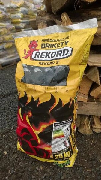 Pytlované brikety Rekord 2