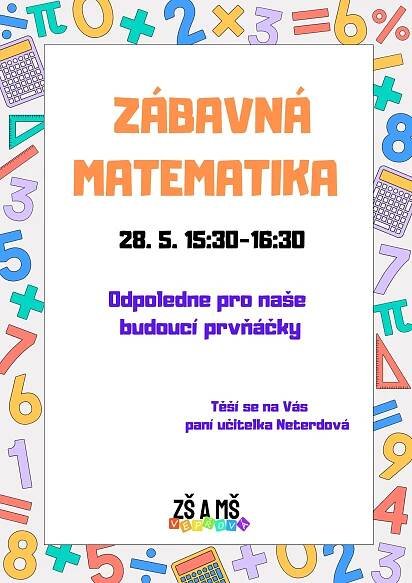 ZÁBAVNÁ MATEMATIKA – Základní škola a mateřská škola Vepřová