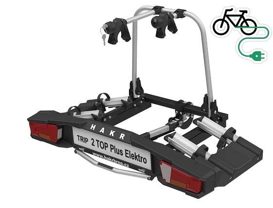 HAKR Nosič kol na tažné zařízení Trip 2 Top Plus Elektro