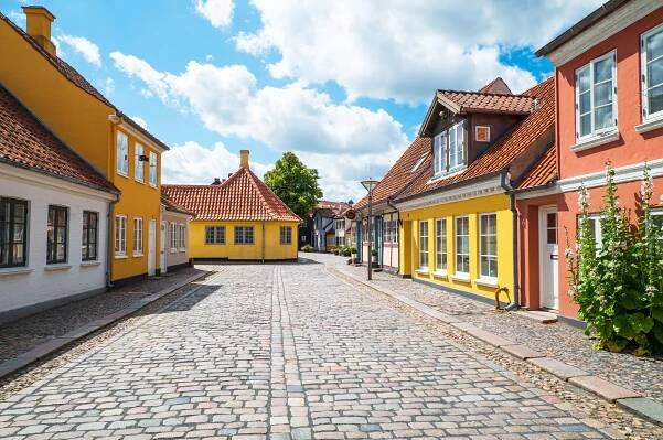 dánsko - odense - stock snímky, obrázky a fotky