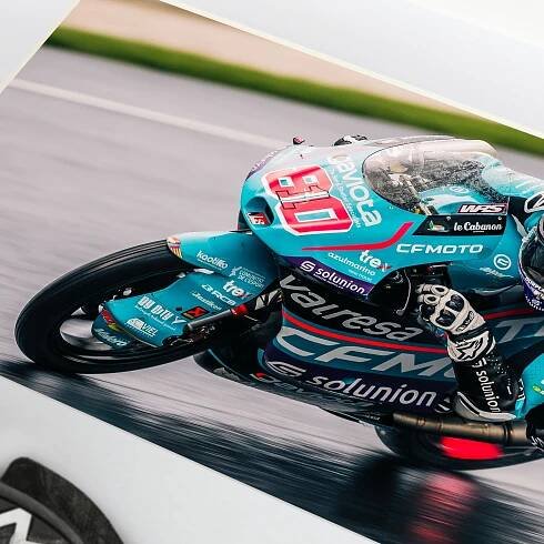 David Alonso 2024 Moto3 World Champion Signed Race Used Knee Slider