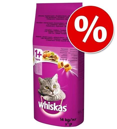 Whiskas Adult hovězí 2 x 14 kg