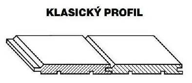 Palubky smrk AB klasik 4000/121/15 mm (8ks/bal=3,872m2) AKCE