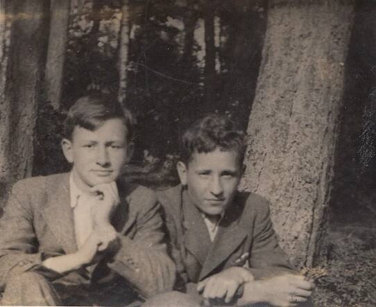 Josef Mach s bratrem