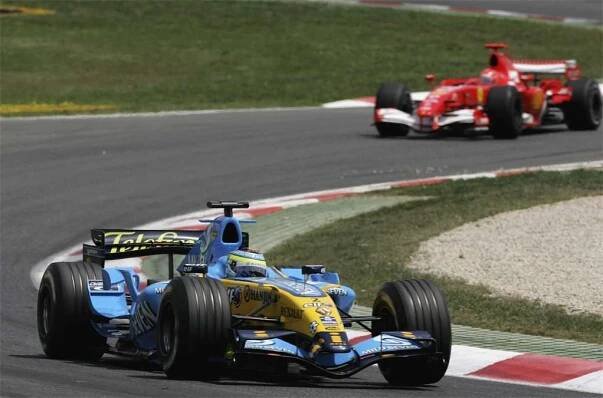 Fisichella, Schumacher, 2006 Foto: Getty Images