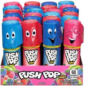 Buy Push Pop Lollipops Easter Bulk Candy - 24 Count Individually ...