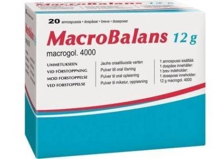 MacroBalans 20x12g Zažívací potíže
