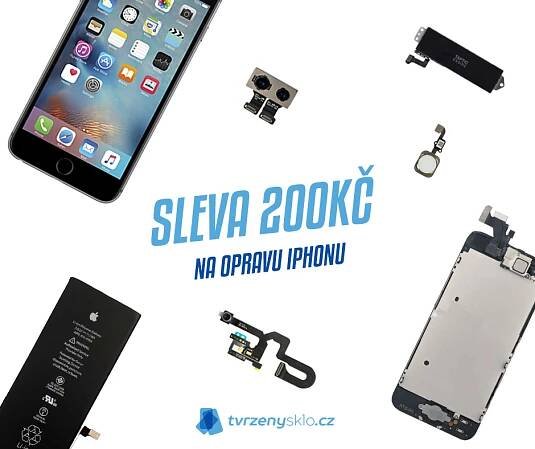 Sleva 200 korun na iPhone servis, výměna baterie či displeje za jedinečnou cenu