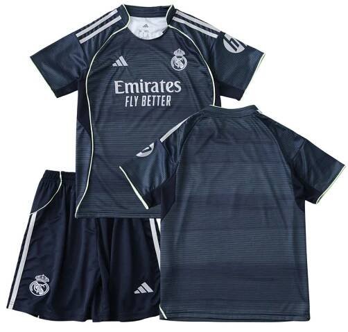 Kompletní dětský venkovní dres Real Madrid 2025/26