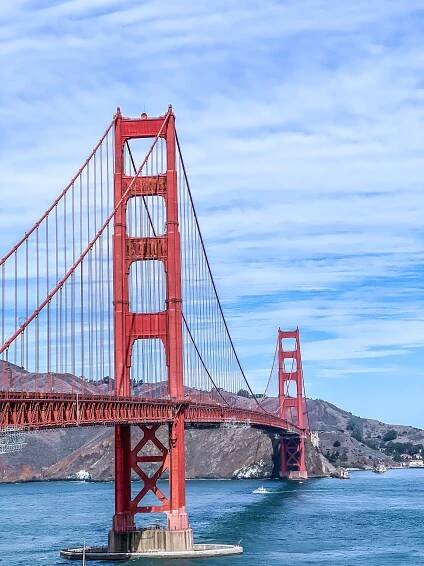 Golden gate bridge, San Fransisco, California 