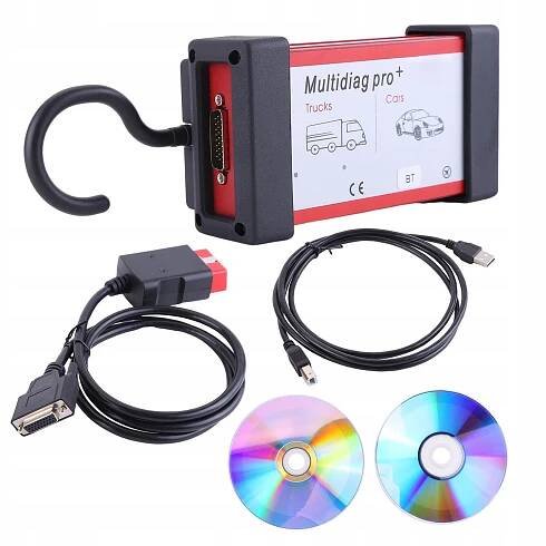 DVOUDESKOVÝ PŘÍSTROJ PRO DIAGNOSTIKU ZÁVAD AUTOMOBILŮ OBD2 MULTIDIAG BT
