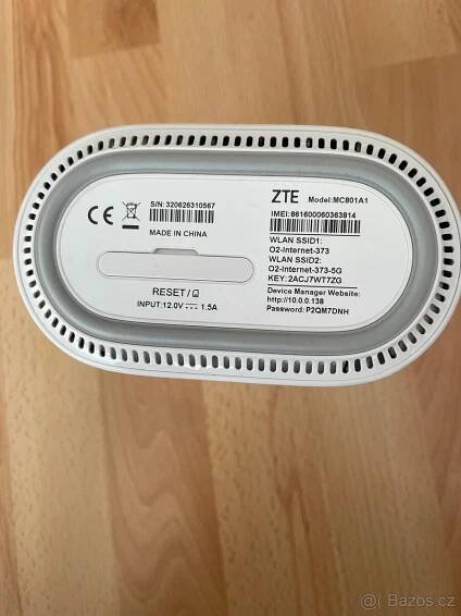 Router O2 5G box - České Budějovice