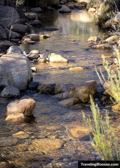 Oak Creek flowing