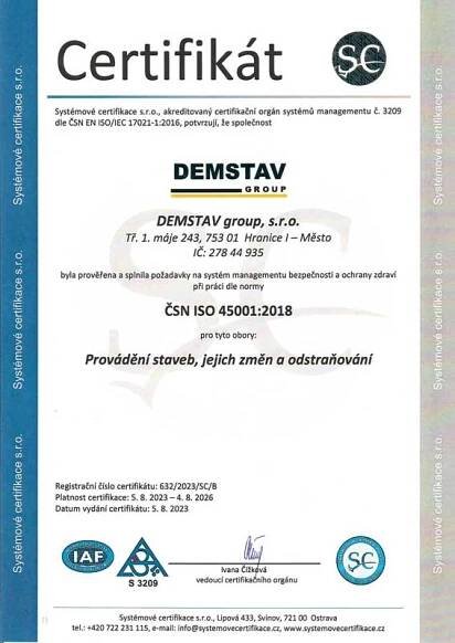 ČSN ISO 45001:2018